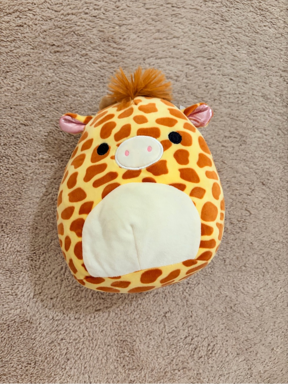 Kellytoy Plush Giraffe Kids Bag - Orange & Cream